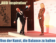 "Von der Kunst, die Balance zu halten". Dr. med. Ulrich Bauhofer zu Gast bei „Audi Inspiration“ im The Charles (©Foto: Martin Schmitz)
